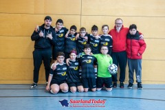 Fußball Jugendturnier vom 02. Dezember 2023 in Ensdorf - Gruppenfotos
