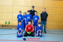 Fußball Jugendturnier vom 02. Dezember 2023 in Ensdorf - Gruppenfotos